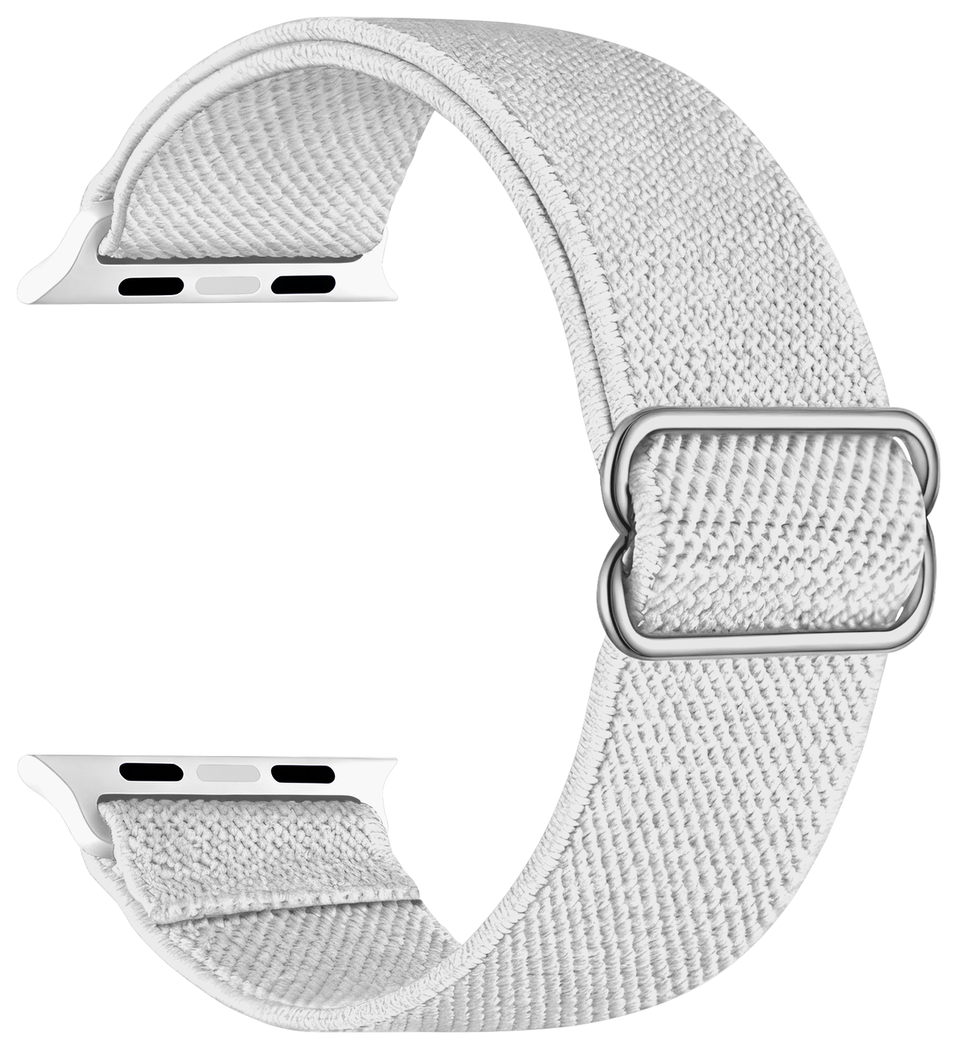 SBG Nylon - Apple Watch Bandje - 1-11/SE/Ultra - 49/46/45/44/42MM - Wit afbeelding 9