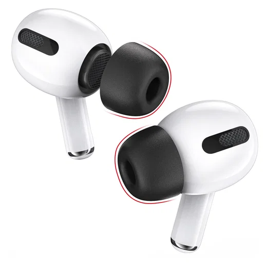 3 Pack AirPods Pro (1e & 2e Generatie) Memory Foam Dopjes Tips Large afbeelding 1
