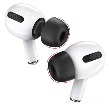3 Pack AirPods Pro (1e & 2e Generatie) Memory Foam Dopjes Tips Large