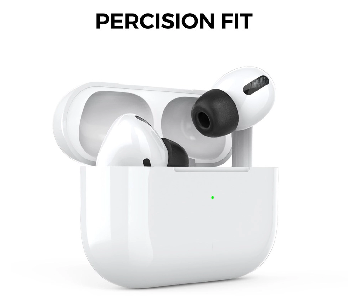 3 Pack AirPods Pro (1e & 2e Generatie) Memory Foam Dopjes Tips Large afbeelding 4