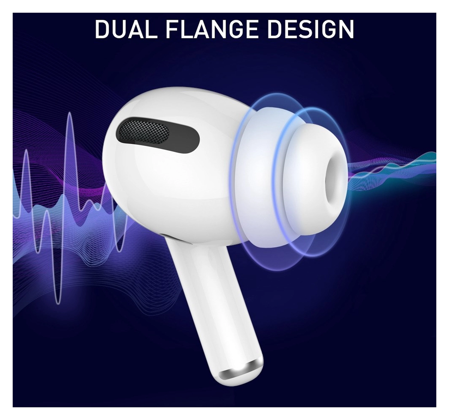 3 Pack AirPods Pro (1e & 2e Generatie) Soft Silicone Dopjes Tips S / M / L afbeelding 2