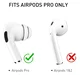 3 Pack AirPods Pro (1e & 2e Generatie) Soft Silicone Dopjes Tips S / M / L afbeelding 4