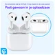 AirPods 4 Siliconen Dopjes Tips Wit afbeelding 3