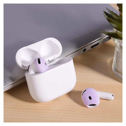 AirPods 4 Siliconen Dopjes Tips Wit afbeelding 8