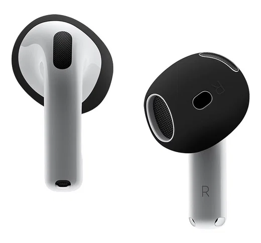 AirPods 4 Siliconen Dopjes Tips Zwart afbeelding 1