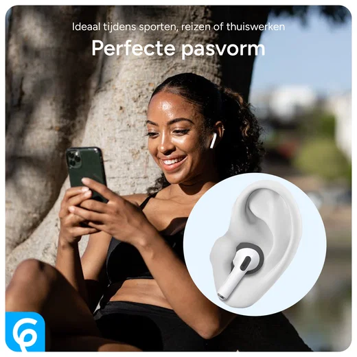 AirPods 4 Siliconen Dopjes Tips Zwart afbeelding 2
