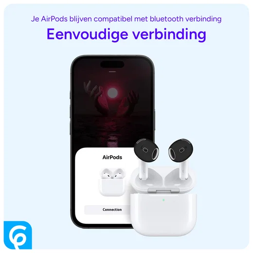 AirPods 4 Siliconen Dopjes Tips Zwart afbeelding 4
