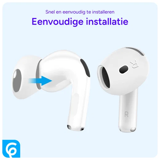 AirPods 4 Siliconen Dopjes Tips Zwart afbeelding 6