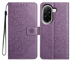 Xiaomi Redmi A5 4G Hoesje Mandala Book Case met Pasjeshouder Paars afbeelding