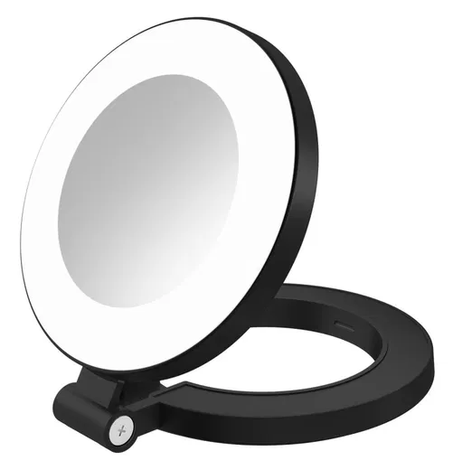 MagSafe Telefoon Spiegel voor Make Up/Vloggen/Foto/Selfie Zwart afbeelding 1