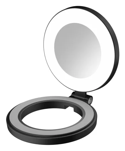 MagSafe Telefoon Spiegel voor Make Up/Vloggen/Foto/Selfie Zwart afbeelding 13