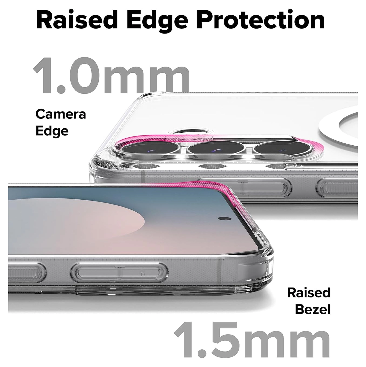 Ringke Fusion Magnetic Samsung Galaxy S25 FE Hoesje MagSafe Transparant afbeelding 6