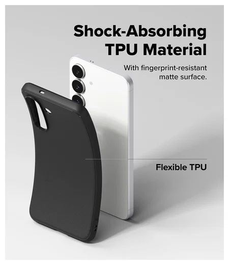 Ringke Onyx Samsung Galaxy S25 FE Hoesje Flexibel TPU Back Cover Zwart afbeelding 6