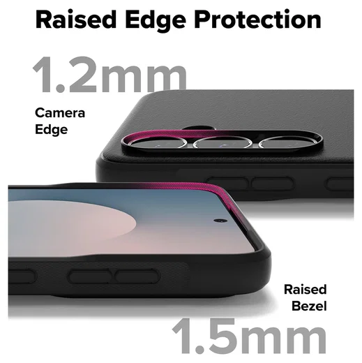 Ringke Onyx Samsung Galaxy S25 FE Hoesje Flexibel TPU Back Cover Zwart afbeelding 7