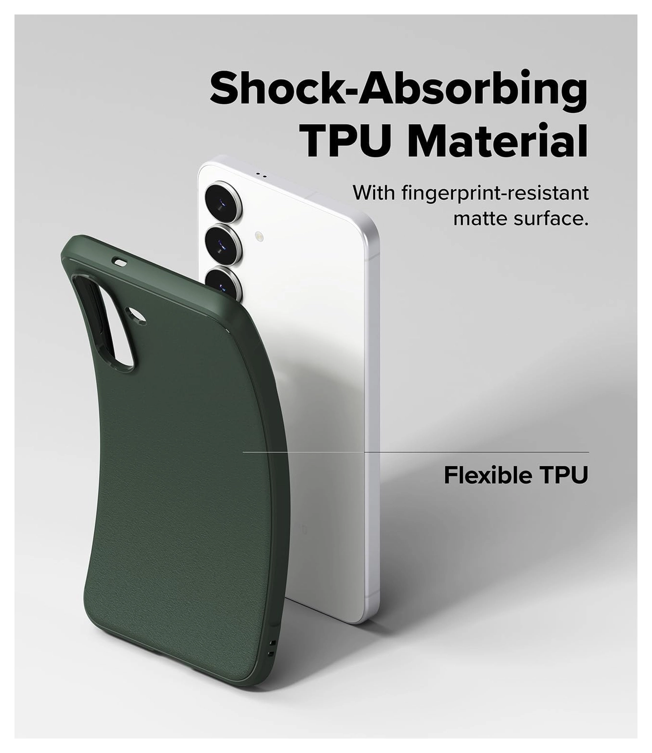 Ringke Onyx Samsung Galaxy S25 FE Hoesje Flexibel TPU Back Cover Groen afbeelding 6