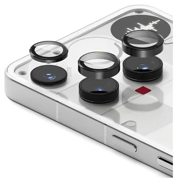 Ringke Frame Glass Nothing Phone (3) Camera Protector Zwart (2-Pack)