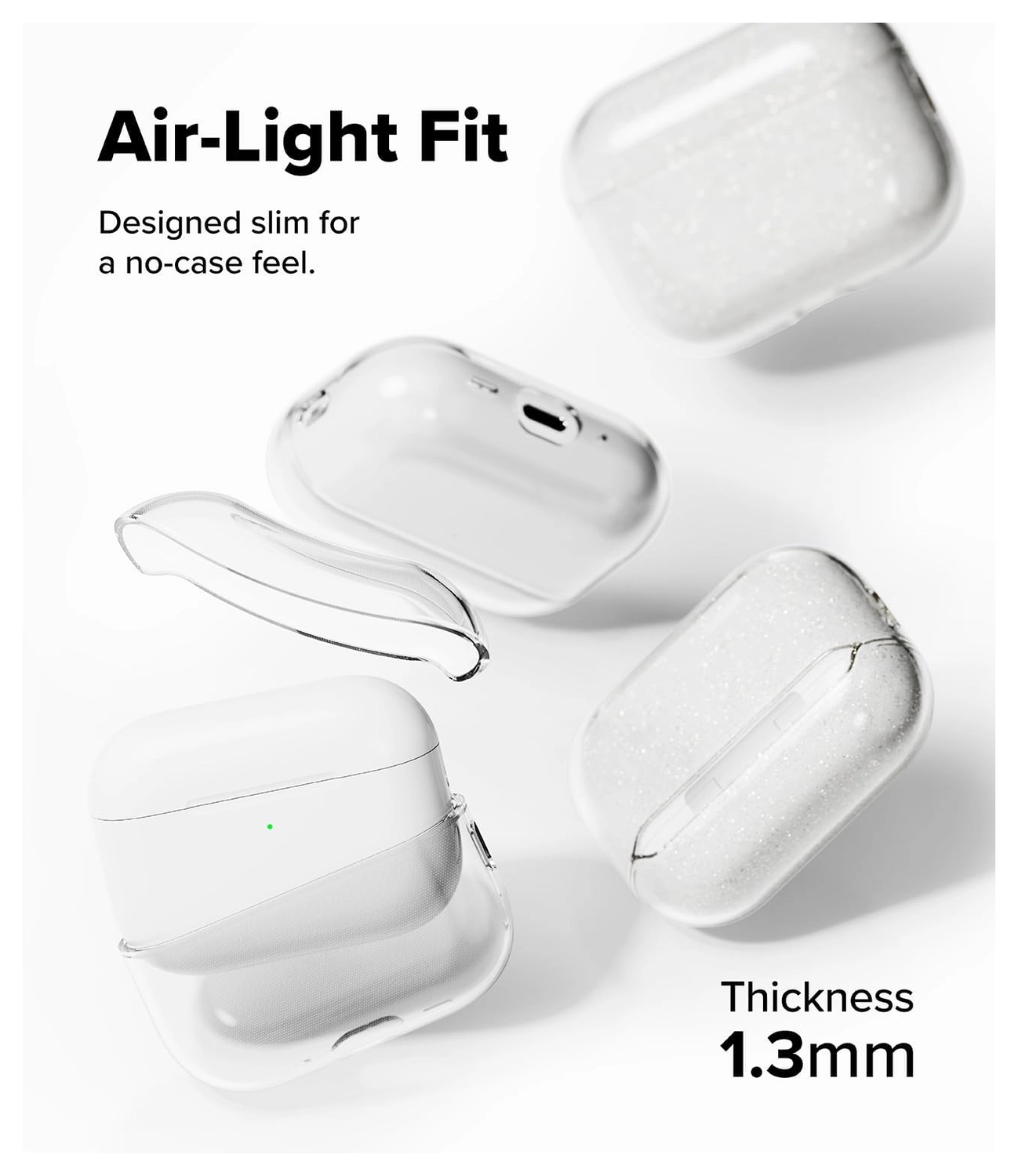 Ringke Air Case Apple AirPods Pro 3 Hoesje TPU Transparant afbeelding 2