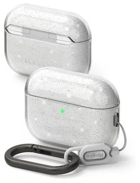 Ringke Air Case Apple AirPods Pro 3 Hoesje TPU Glitter Transparant