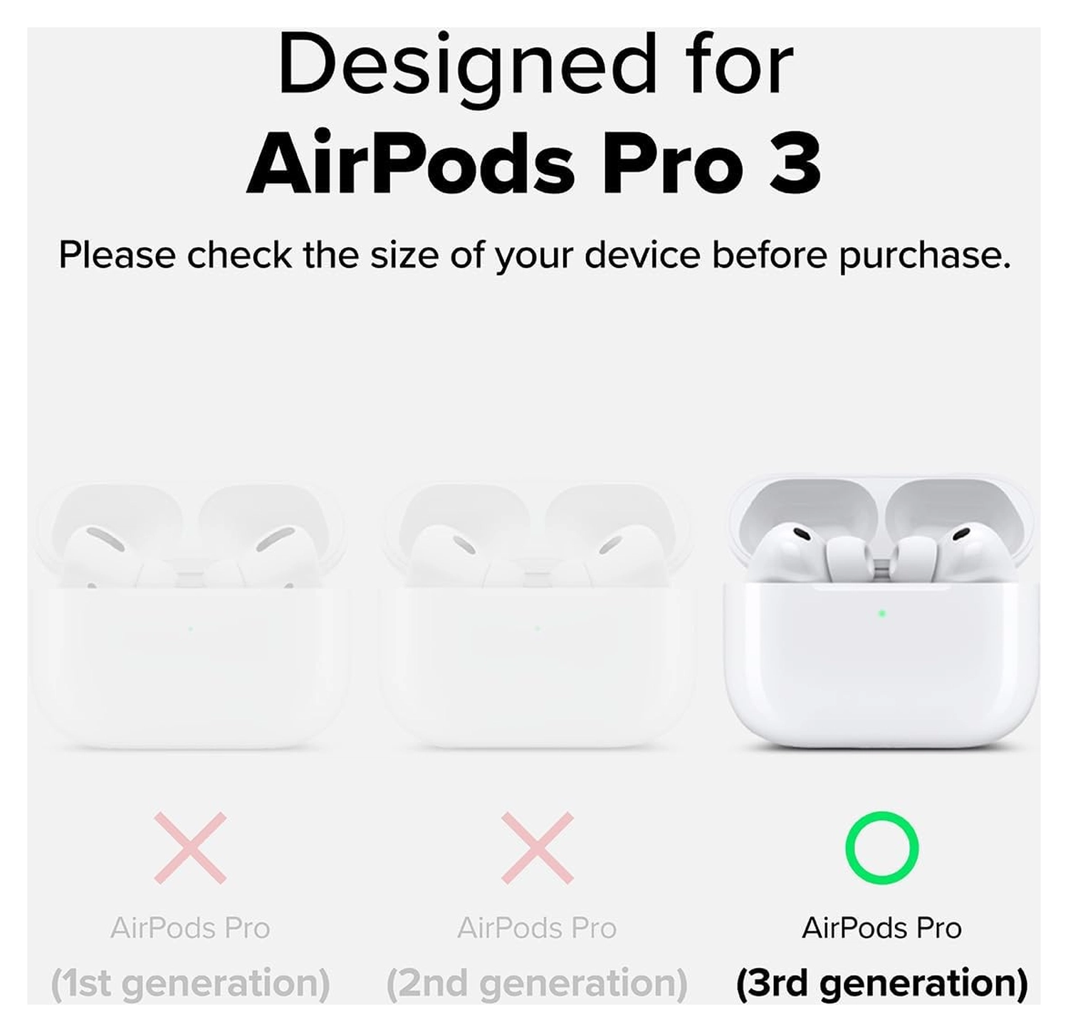 Ringke Air Case Apple AirPods Pro 3 Hoesje TPU Glitter Transparant afbeelding 9