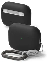 Ringke Silicone Case Apple AirPods Pro 3 Hoesje Siliconen Cover Zwart afbeelding