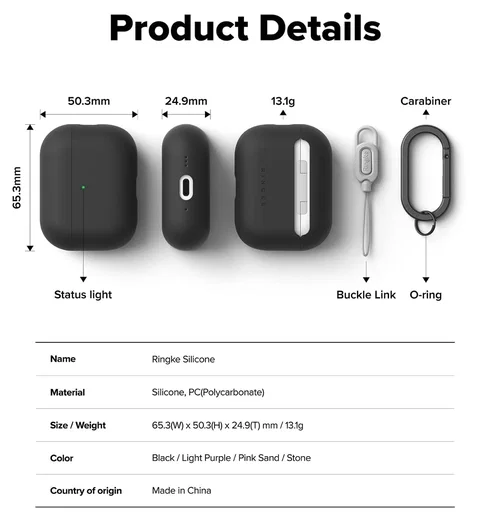 Hoes voor AirPods Pro 3 / Pro 3e generatie 2025