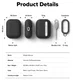 Ringke Silicone Case Apple AirPods Pro 3 Hoesje Siliconen Cover Zwart afbeelding 8