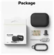 Ringke Silicone Case Apple AirPods Pro 3 Hoesje Siliconen Cover Zwart afbeelding 9