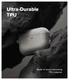 Ringke Onyx Magnetic Apple AirPods Pro 3 Hoesje Case Grijs afbeelding 4