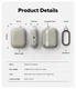 Ringke Onyx Magnetic Apple AirPods Pro 3 Hoesje Case Grijs afbeelding 7