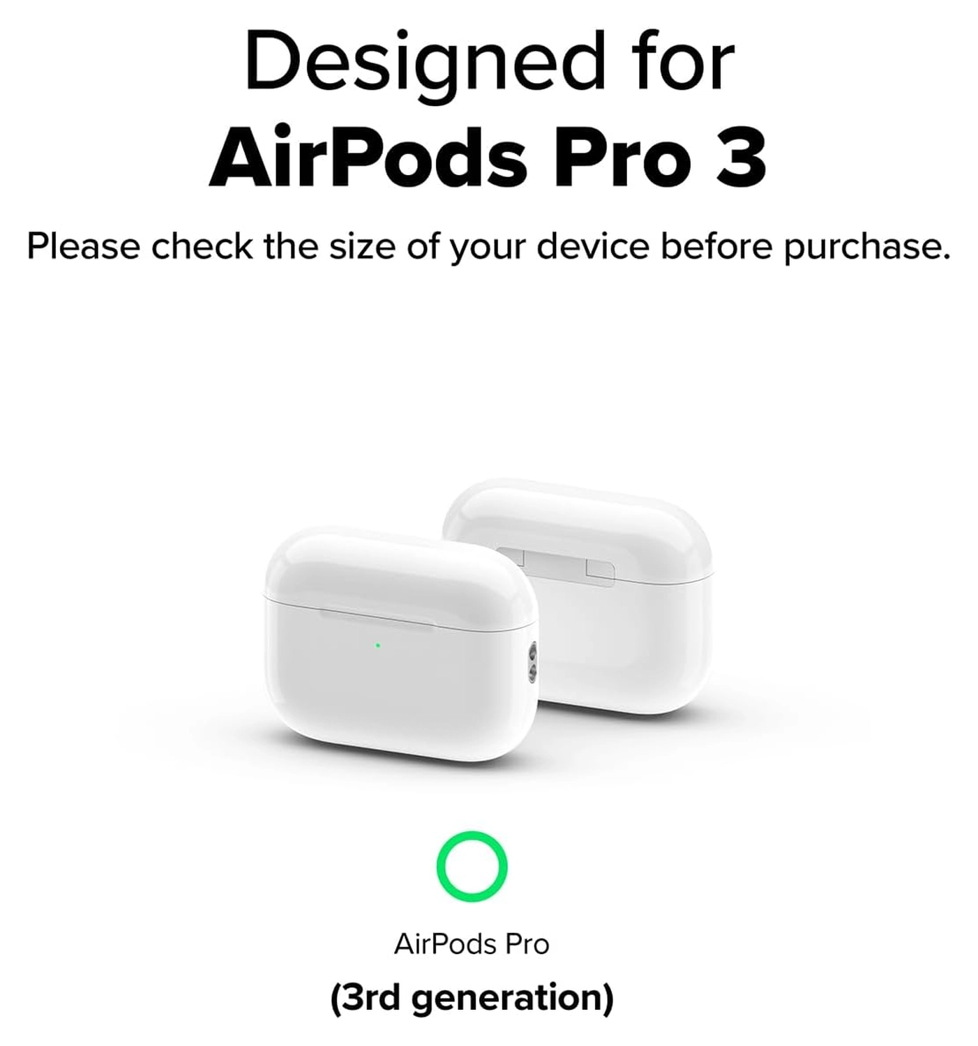 Ringke Onyx Magnetic Apple AirPods Pro 3 Hoesje Case Grijs afbeelding 9