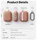 Ringke Onyx Magnetic Apple AirPods Pro 3 Hoesje Case Roze afbeelding 7