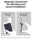 MOFT MOVAS Snap-On MagSafe Kaarthouder Vegan Leer Pasjeshouder Navy afbeelding 7