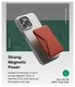 MOFT MOVAS Snap-On MagSafe Kaarthouder Vegan Leer Pasjeshouder Rood afbeelding 7