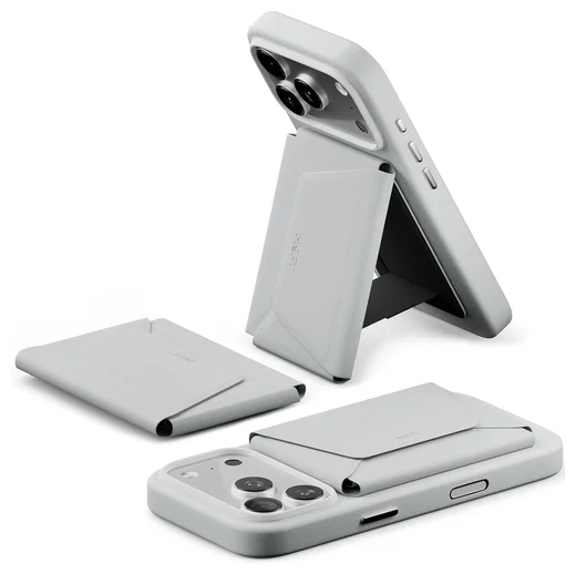 MOFT Snap Field Wallet MagSafe Kaarthouder voor 8 Pasjes Portemonnee Grijs afbeelding 1