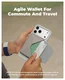 MOFT Snap Field Wallet MagSafe Kaarthouder voor 8 Pasjes Portemonnee Taupe afbeelding 2