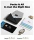 MOFT Snap Field Wallet MagSafe Kaarthouder voor 8 Pasjes Portemonnee Zwart afbeelding 4