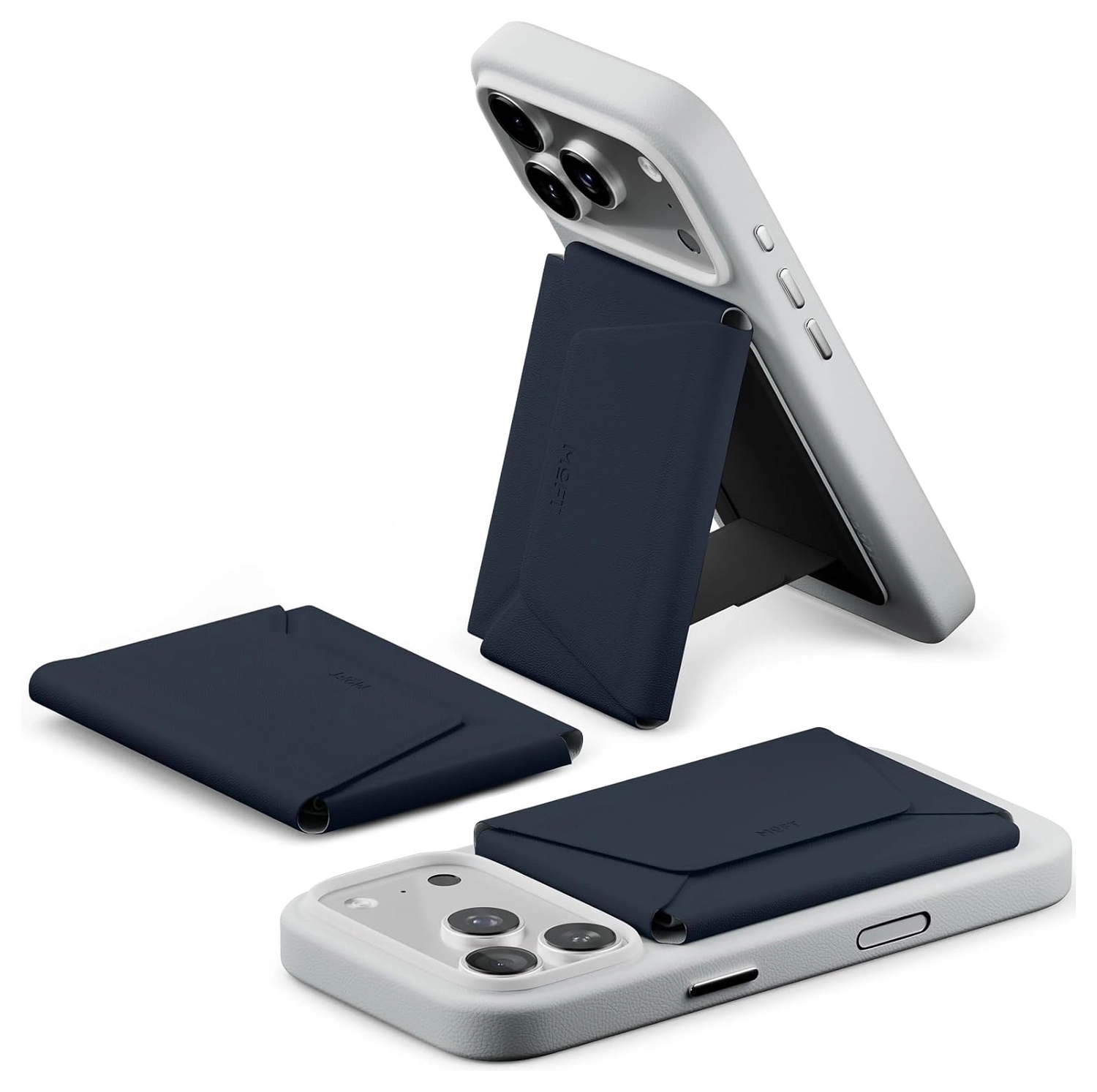 MOFT Snap Field Wallet MagSafe Kaarthouder voor 8 Pasjes Portemonnee Navy afbeelding 1
