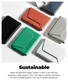 MOFT Snap Field Wallet MagSafe Kaarthouder voor 8 Pasjes Portemonnee Rood/Oranje afbeelding 8