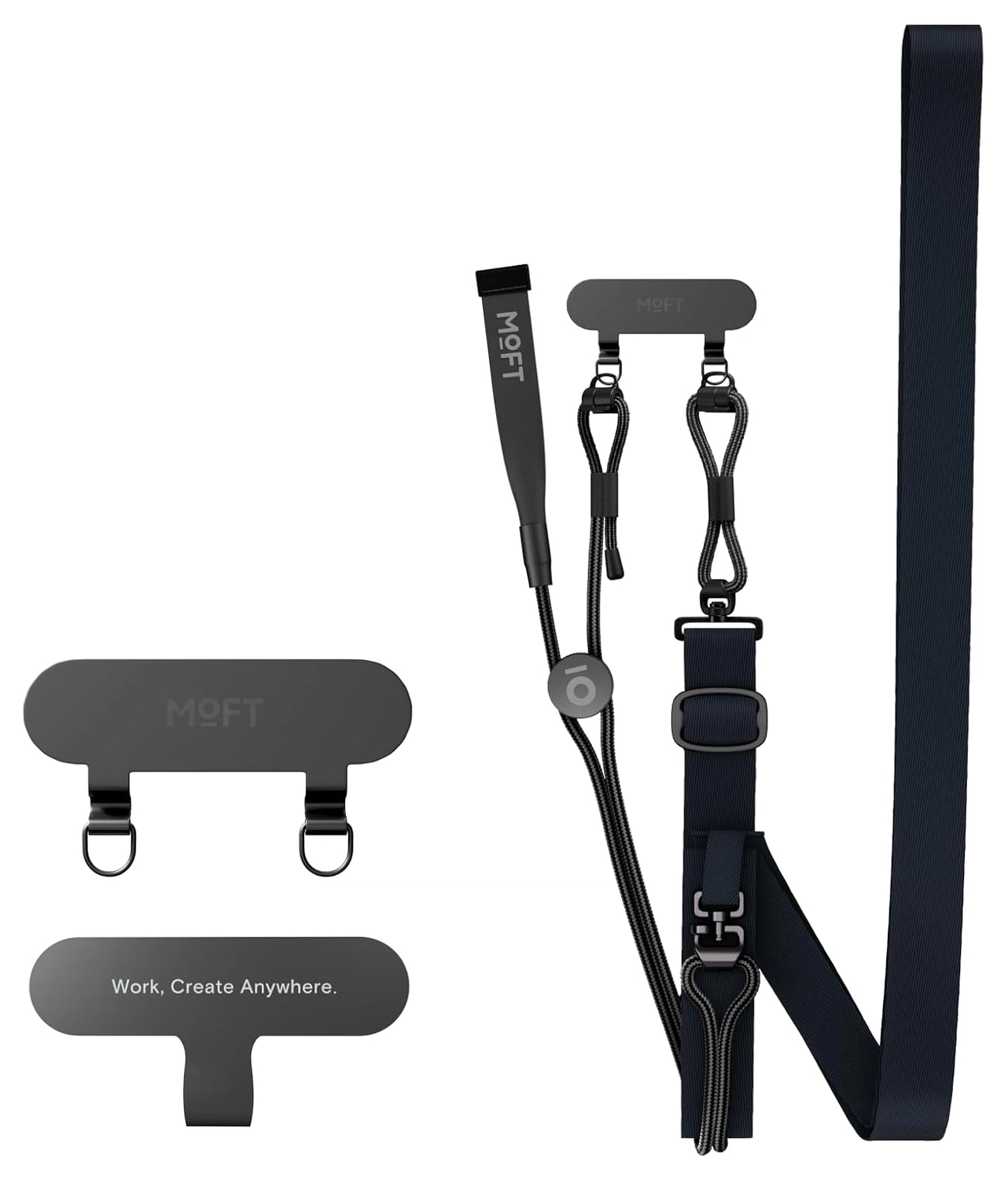 MOFT Universeel Crossbody Telefoonkoord / Telefoonketting Verstelbaar Navy afbeelding 1