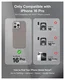 MOFT MOVAS Snap iPhone 16 Pro Hoesje MagSafe Vegan Leer Back Cover Taupe afbeelding 9