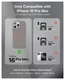 MOFT MOVAS Snap iPhone 16 Pro Max Hoesje MagSafe Vegan Leer Back Cover Taupe afbeelding 9