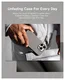MOFT MOVAS Snap iPhone 16 Pro Max Hoesje MagSafe Vegan Leer Back Cover Taupe afbeelding 5