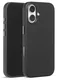 MOFT MOVAS Snap iPhone 17 Hoesje MagSafe Vegan Leer Back Cover Zwart afbeelding 2