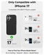 MOFT MOVAS Snap iPhone 17 Hoesje MagSafe Vegan Leer Back Cover Zwart afbeelding 4