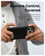 MOFT MOVAS Snap iPhone 17 Hoesje MagSafe Vegan Leer Back Cover Zwart afbeelding 7
