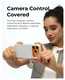 MOFT MOVAS Snap iPhone 17 Hoesje MagSafe Vegan Leer Back Cover Grijs afbeelding 8