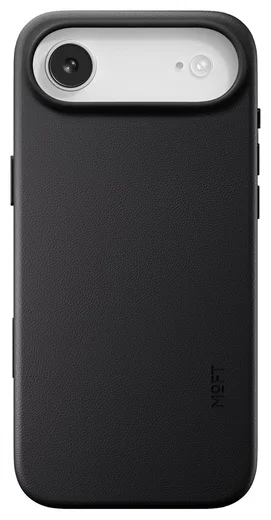 MOFT MOVAS Snap iPhone Air Hoesje MagSafe Vegan Leer Back Cover Zwart afbeelding 1