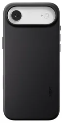MOFT MOVAS Snap iPhone Air Hoesje MagSafe Vegan Leer Back Cover Zwart afbeelding