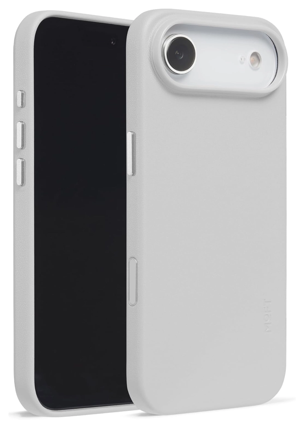 MOFT MOVAS Snap iPhone Air Hoesje MagSafe Vegan Leer Back Cover Grijs afbeelding 2
