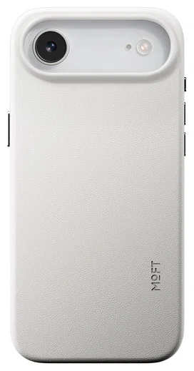 MOFT MOVAS Snap iPhone Air Hoesje MagSafe Vegan Leer Back Cover Grijs afbeelding 1